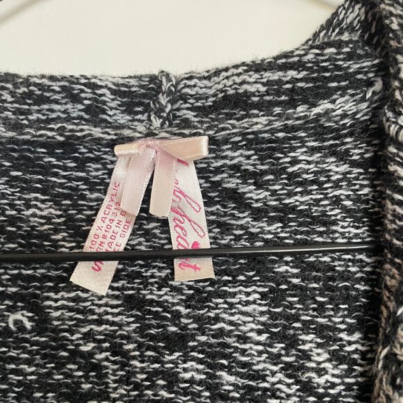 Vintage Y2k Wrap Heathered Cardigan - Picture 2 of 4